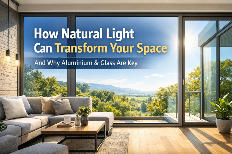 How Natural Light Can Transform Your Space — And Why Aluminium & Glass Are Key