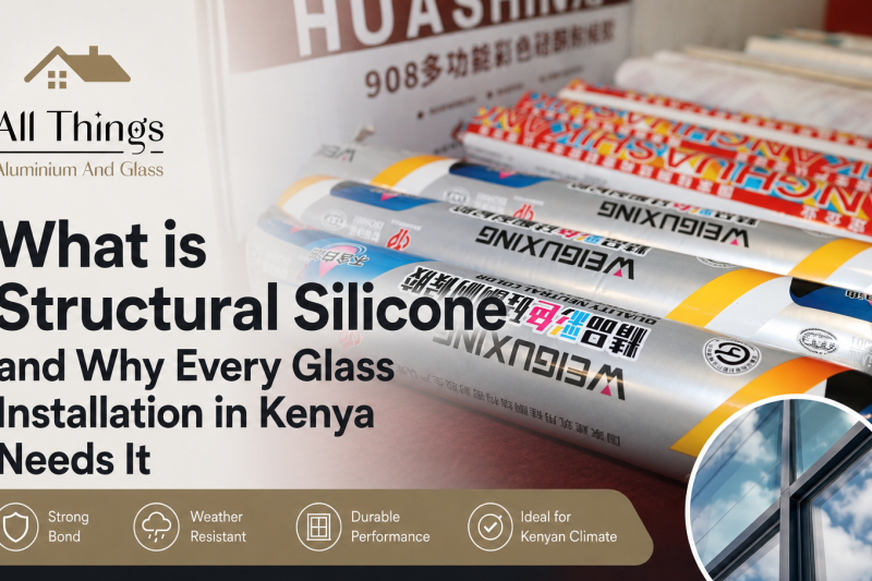 What is Structural Silicone and Why Every Glass Installation in Kenya Needs It