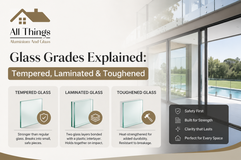 Glass Grades Explained:Tempered, Laminated & Toughened