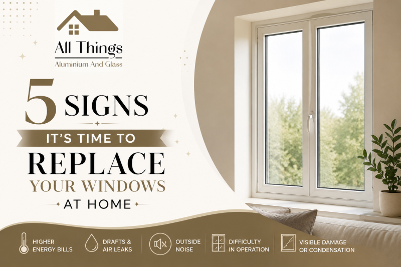 5 Signs It’s Time to Replace Your Windows at Home