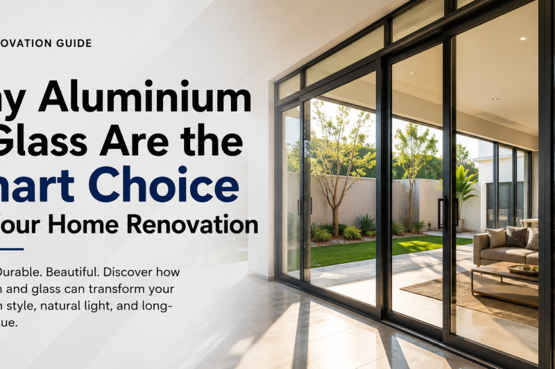 Why Aluminium & Glass Are the Smart Choice for Your Home Renovation.