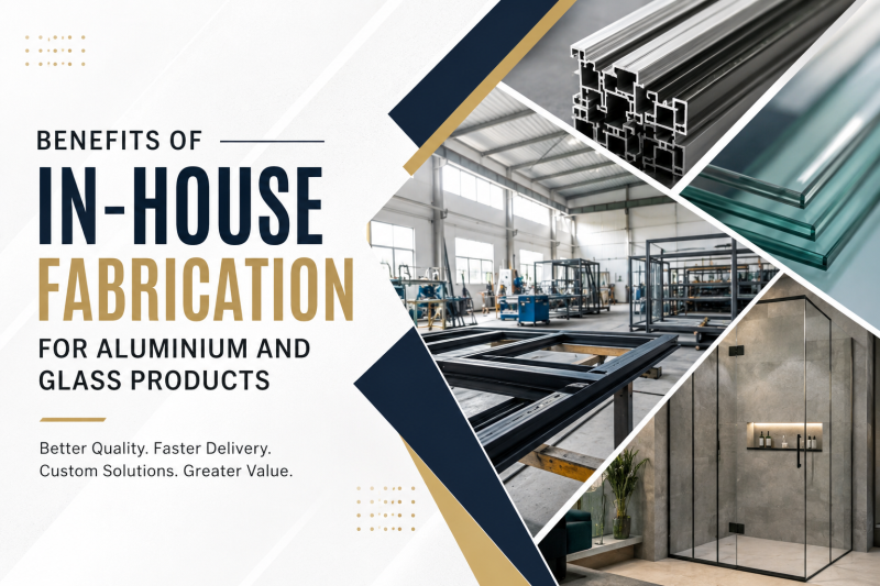 Benefits of In-House Fabrication for Aluminium and Glass Products