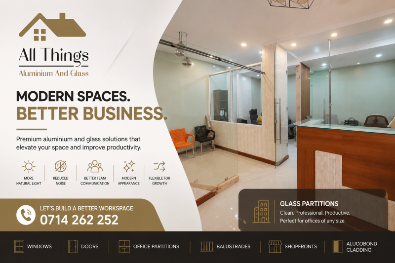 How Glass Office Partitions Improve Productivity