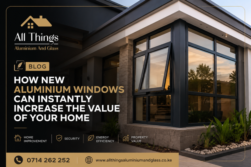 How New Aluminium Windows Can Instantly Increase the Value of Your Home